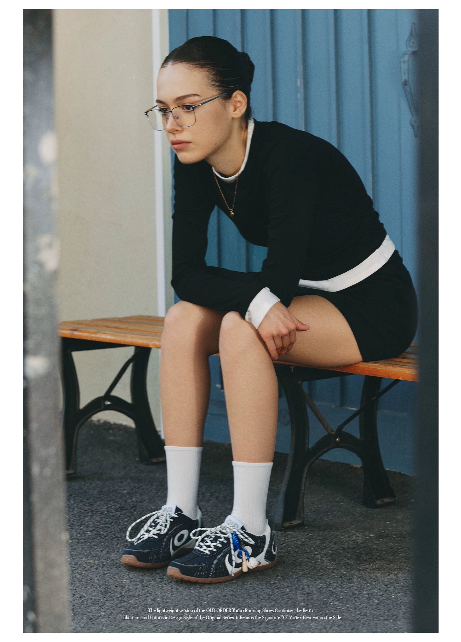 OLD ORDER Leather Lace-Up Training Sneaker