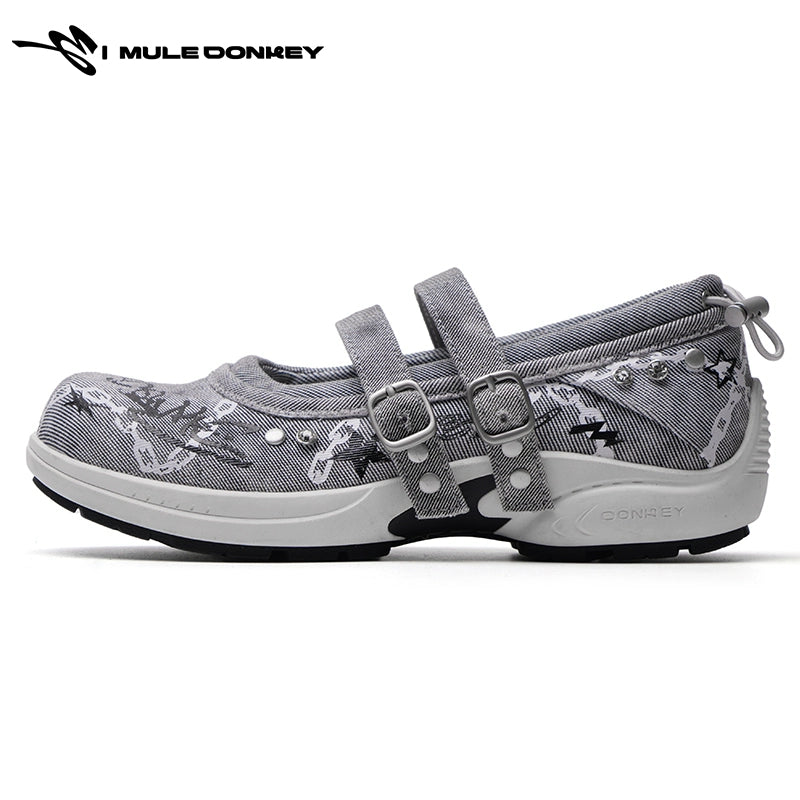 Donkey Hollow Flat Bottom Shallow Mouth Single Shoes
