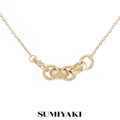 SUMIYAKI Daisy Stack Ring Necklace