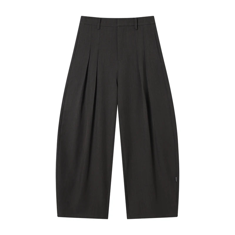 TGNS High-Waist Pleated Wide-Leg Breathable Trousers