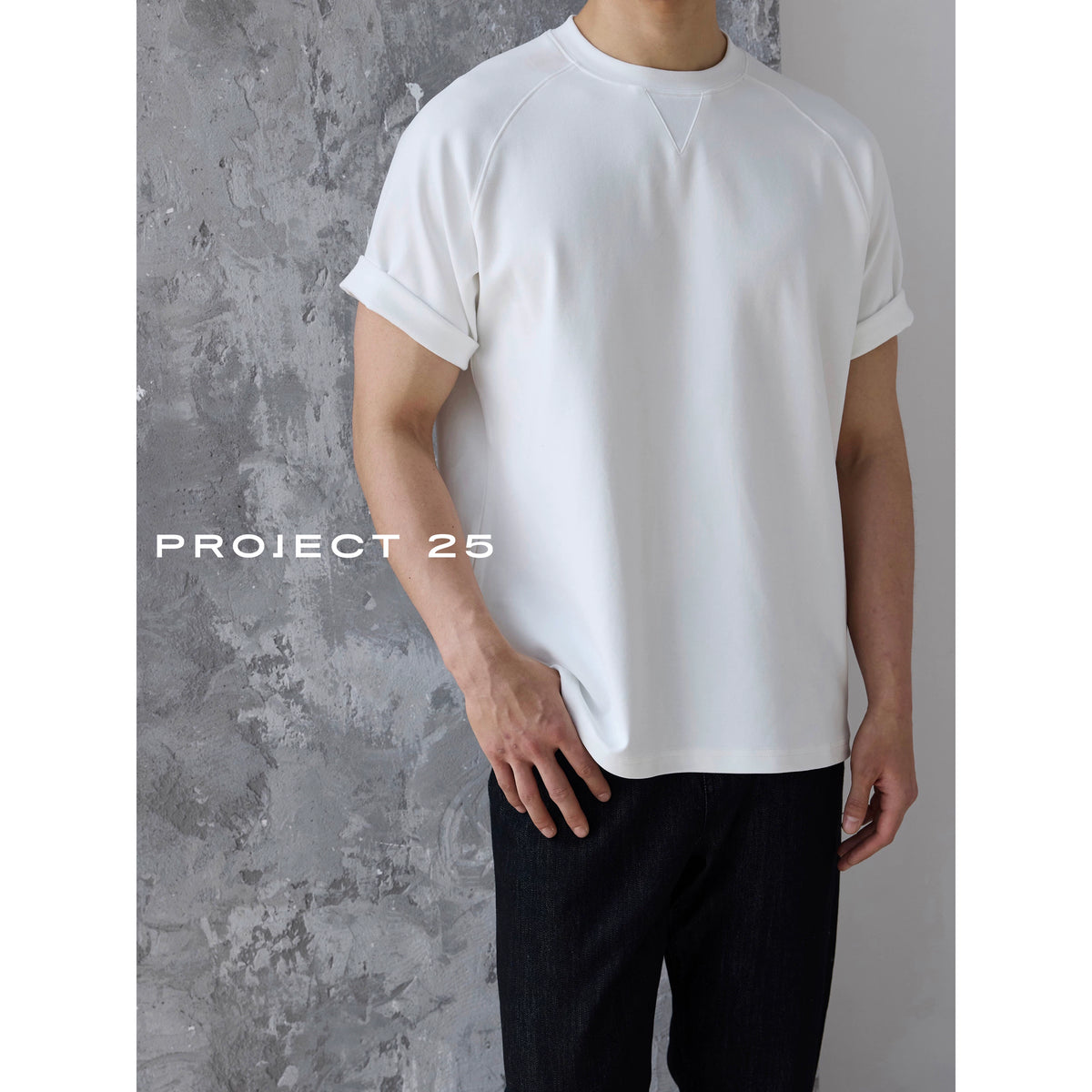 PROJECT 25 Ultra-Soft Breathable Relaxed Drop-Shoulder Tee