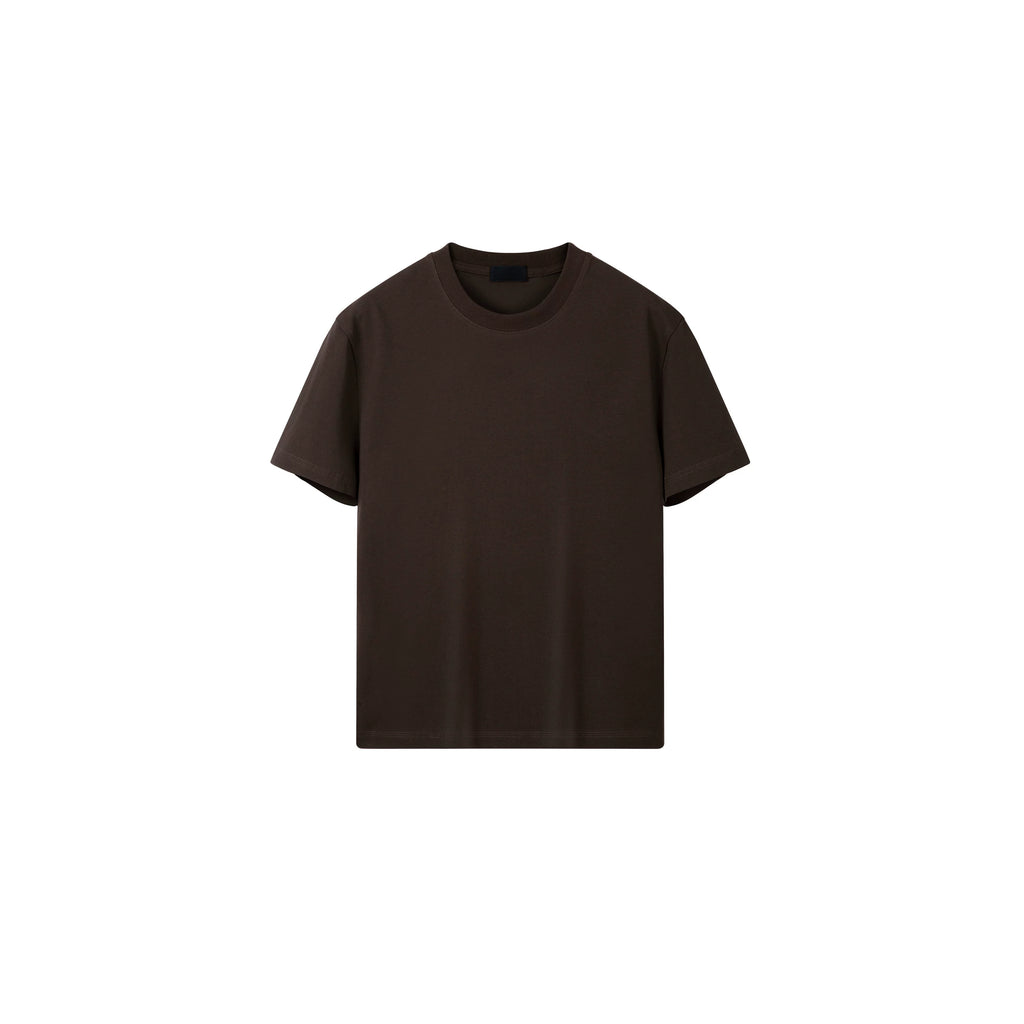 PLUS NO LOGO Casual Front Shoulder Short Sleeve Fitness Tee