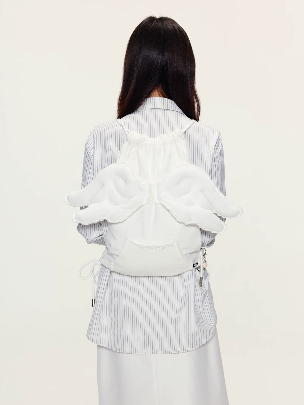 Yawhat Polka Dot Three-dimensional Wings Burr Backpack