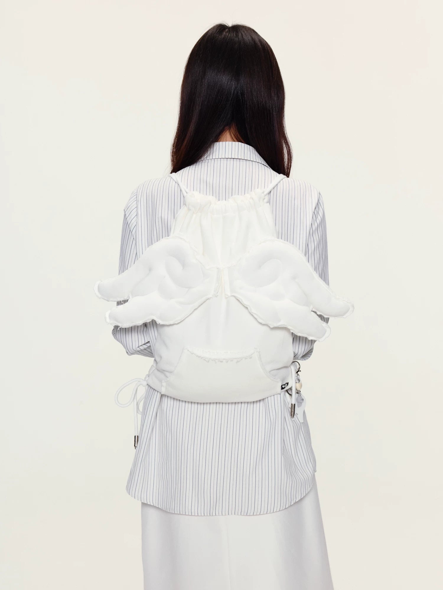 Yawhat Polka Dot Three-dimensional Wings Burr Backpack