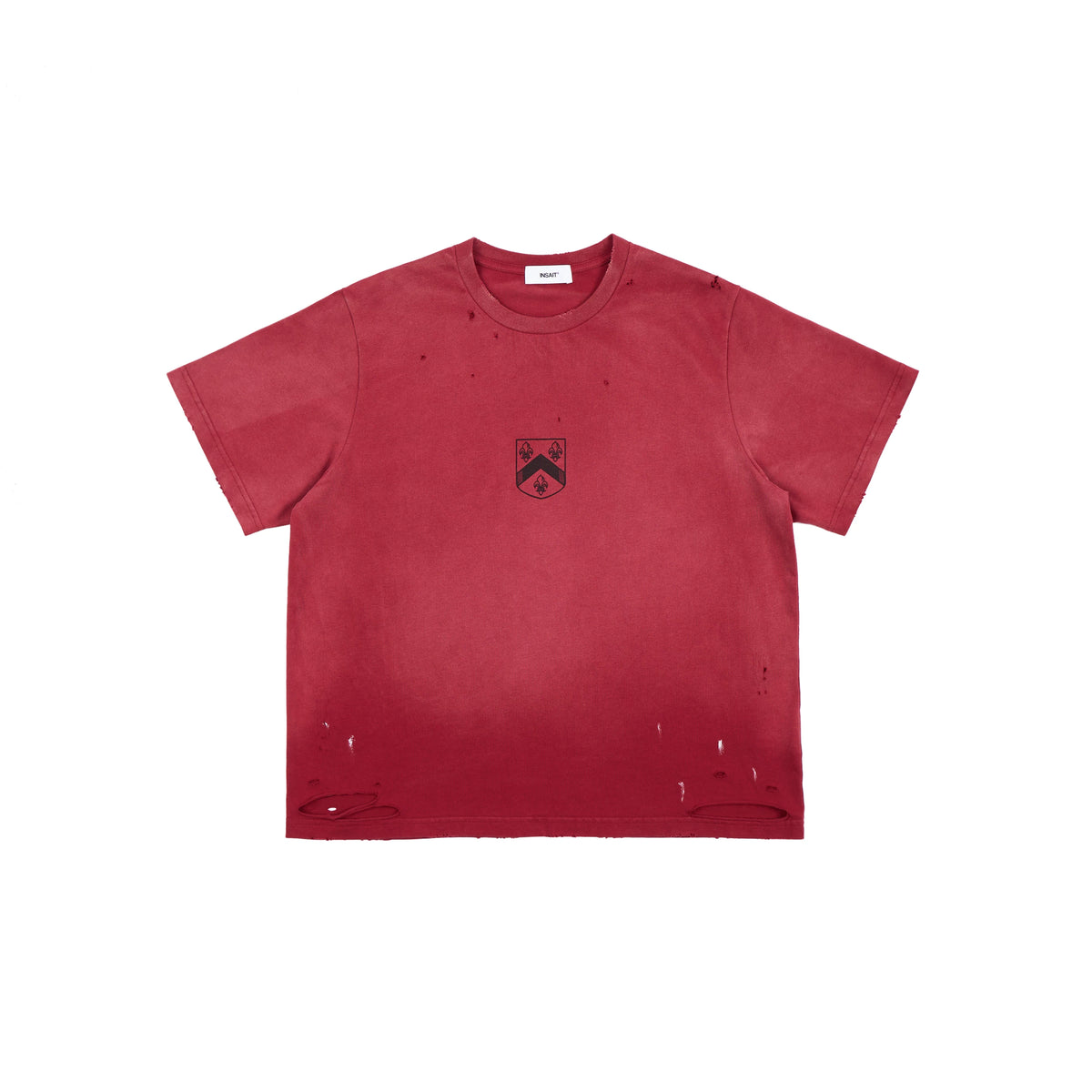 INSAIT Scouts Cropped Distressed Breathable Tee