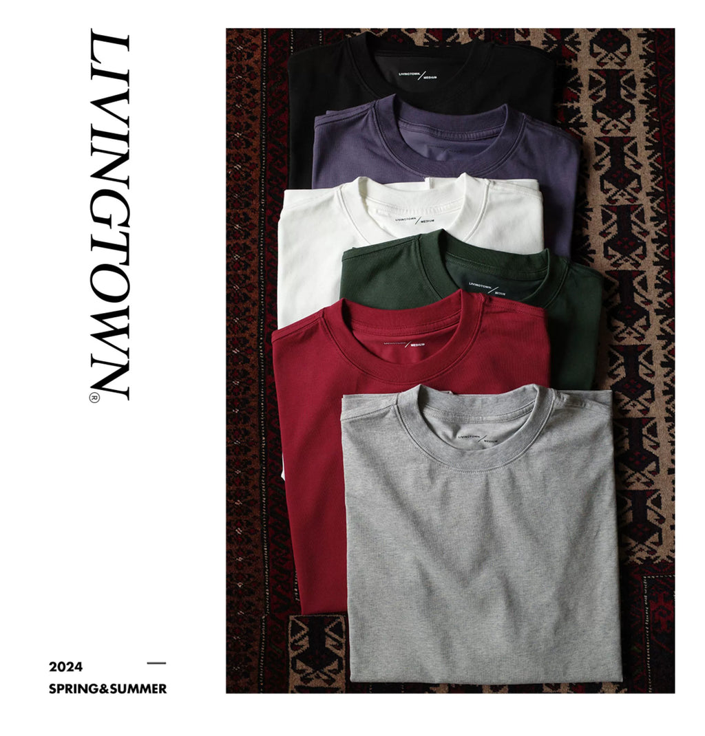 LIVINGTOWN Basic Versatile Simple Tee