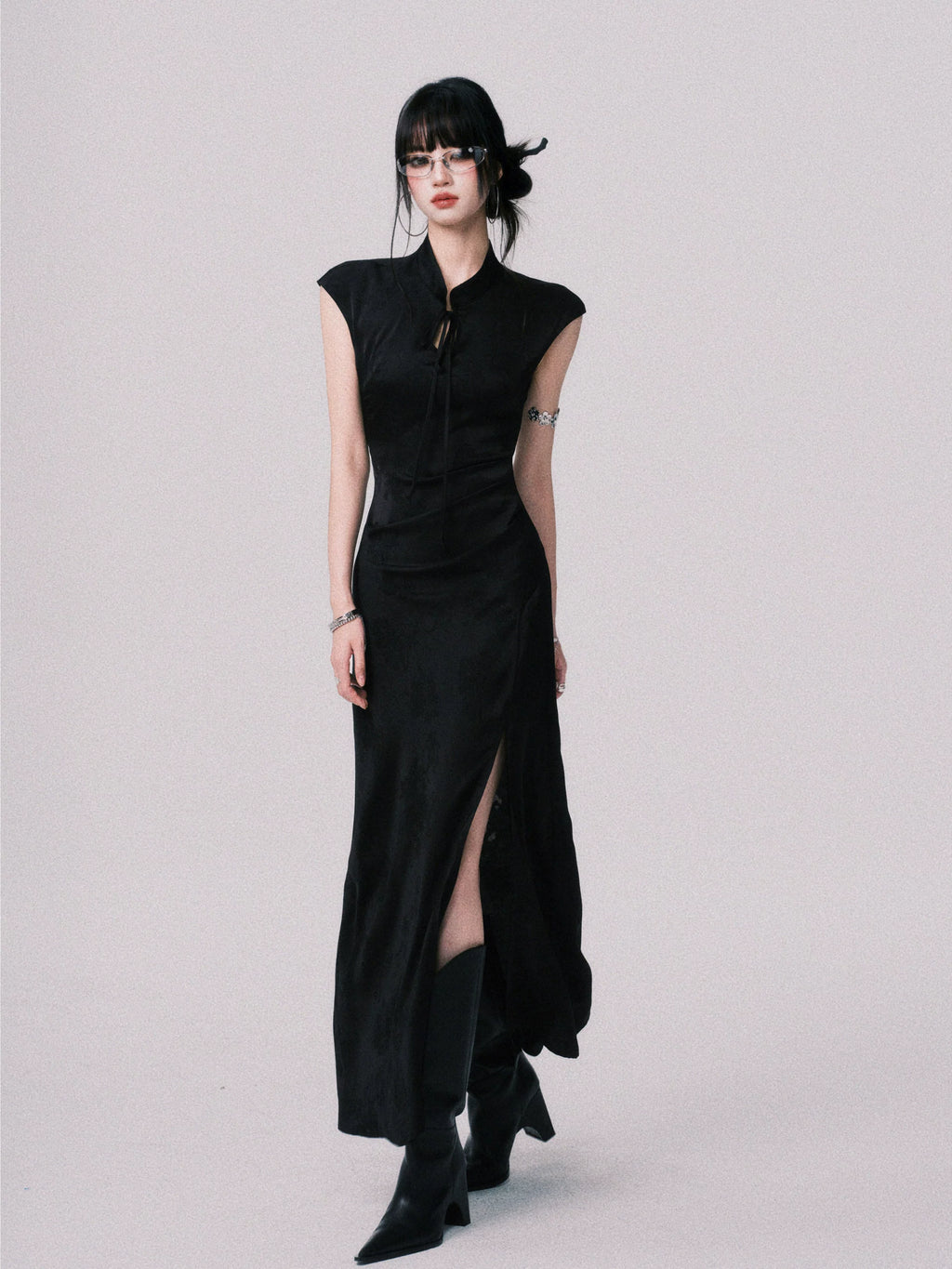 LULUSWINGS Jacquard New Chinese Improved Cheongsam Dress