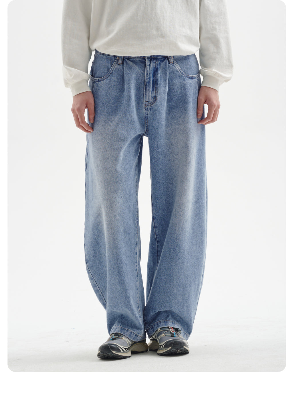 BUTTBILL 25SS puree heavy twill washed micro-cocoon jeans