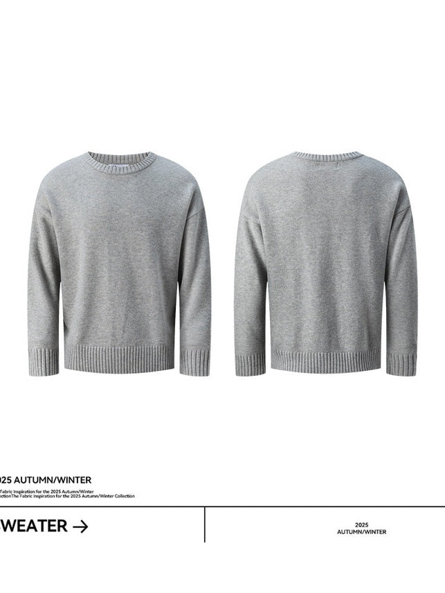 UNF Loose Cashmere Comfortable Soft Waxy Knitted Sweater