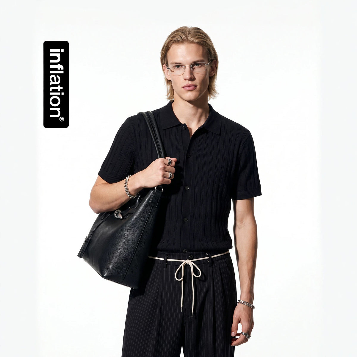 Inflation Breathable Slim Fit Knit Shirt