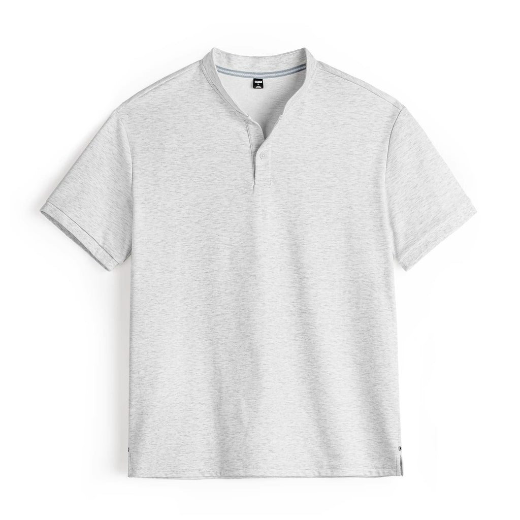MADEN Slim Fit Quick-Dry Henley Tee
