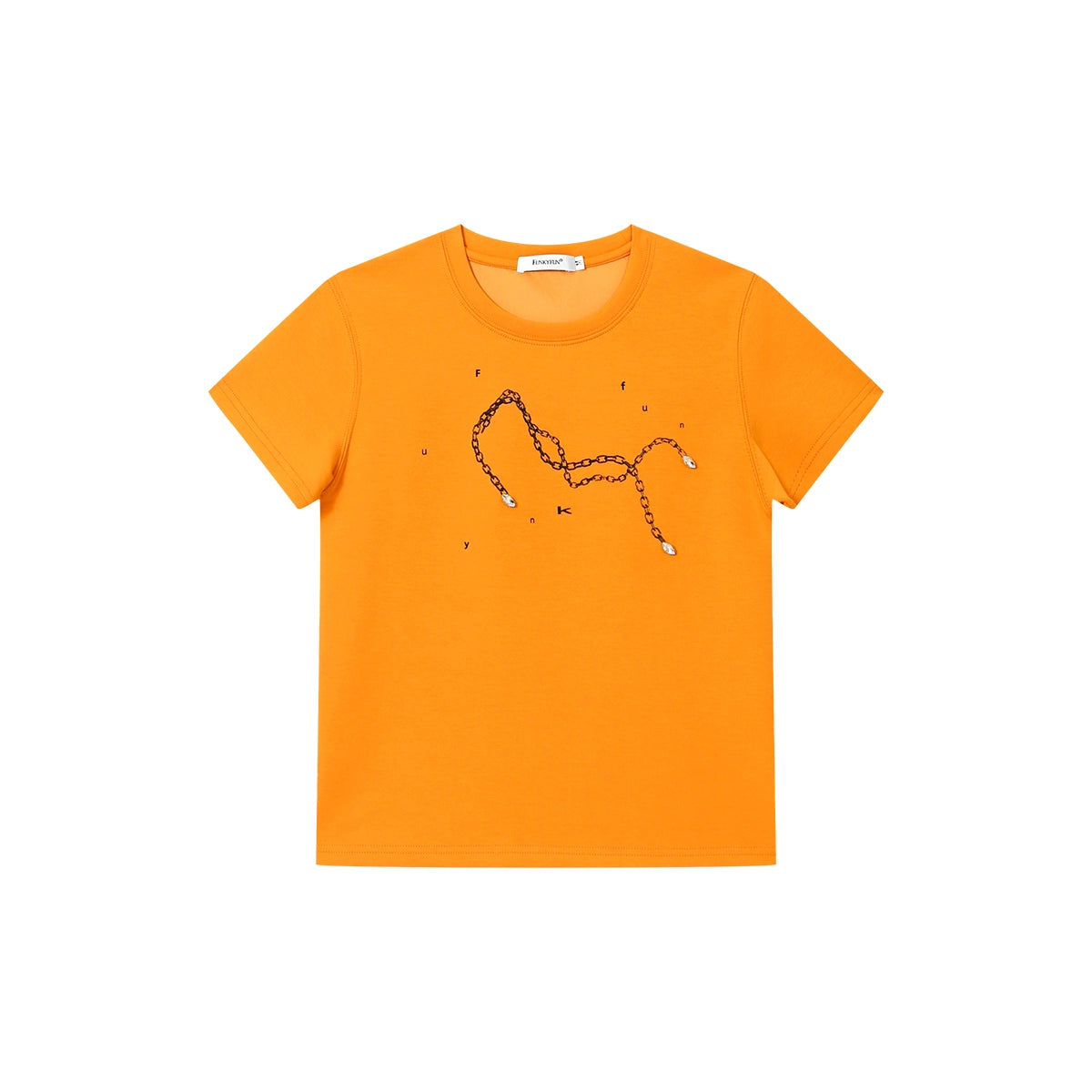 FUNKYFUN Chain Printed Tee