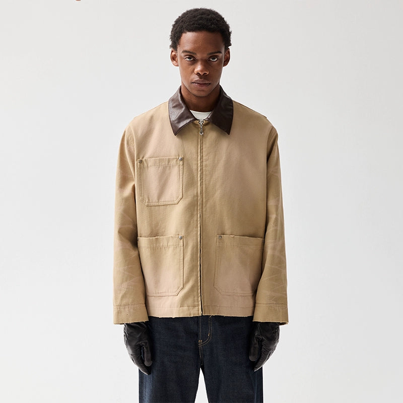 Azure Lisseur Short Old Pocket Tooling Jacket