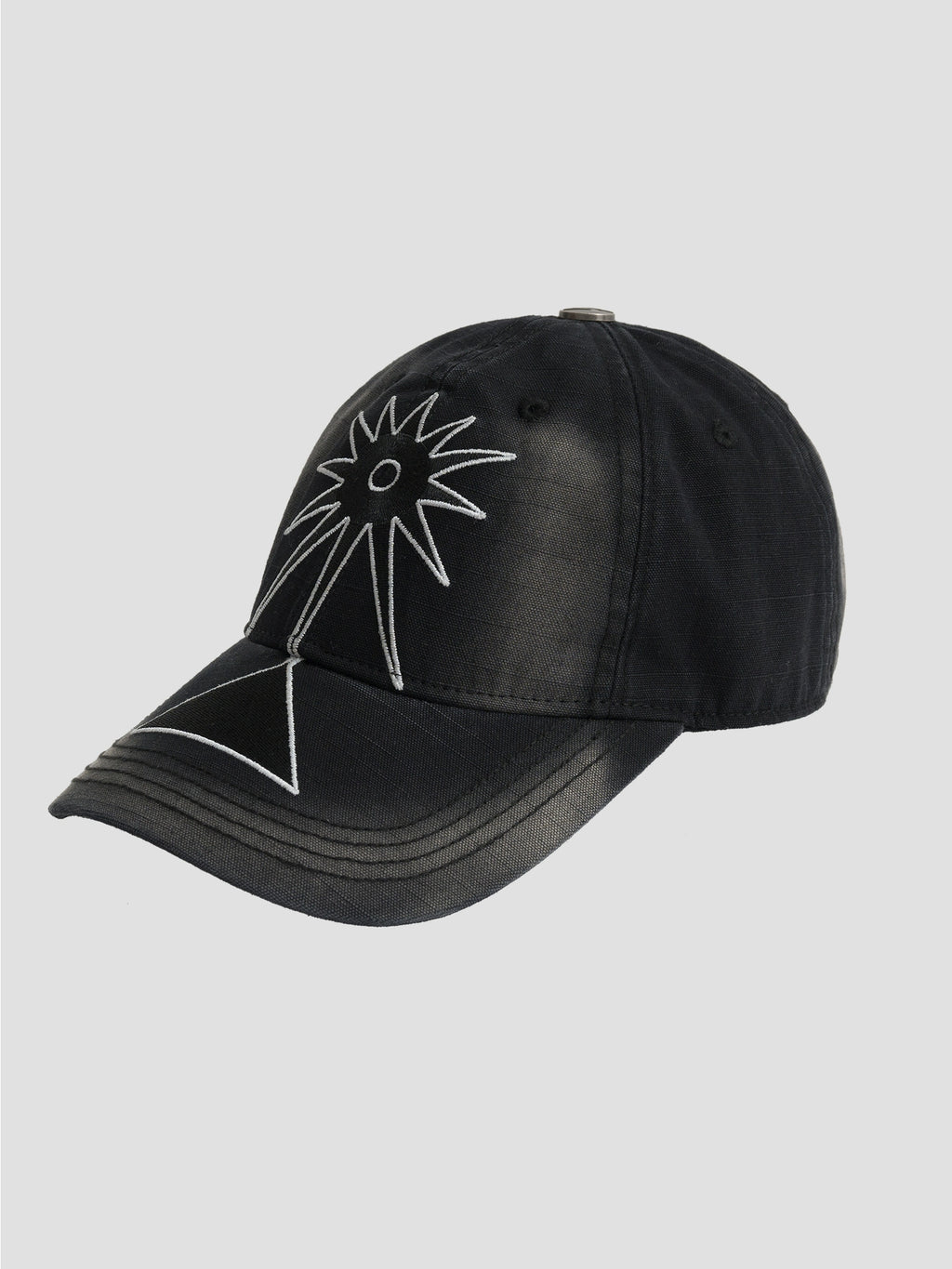 Fleamarket Embroidery Totem Cap with Curved Brim