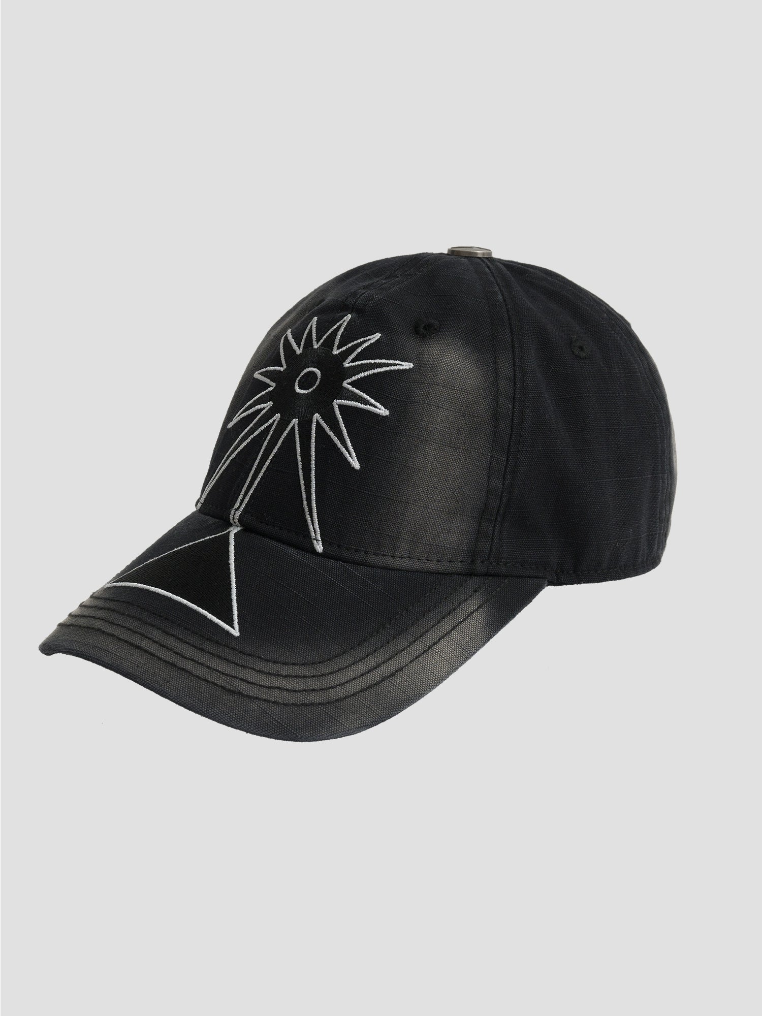 Fleamarket Embroidery Totem Cap with Curved Brim