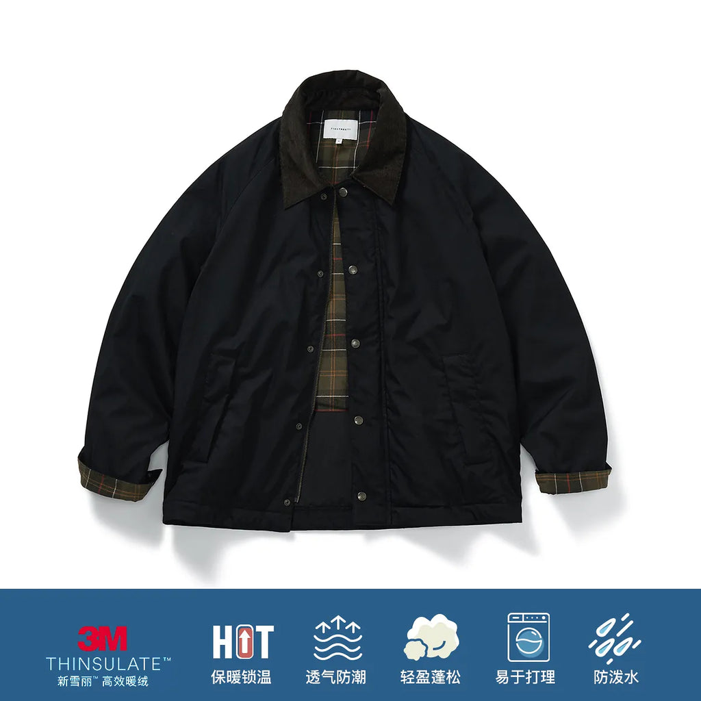 714Street Water-Resistant 3M Thinsulate Loose Safari Jacket