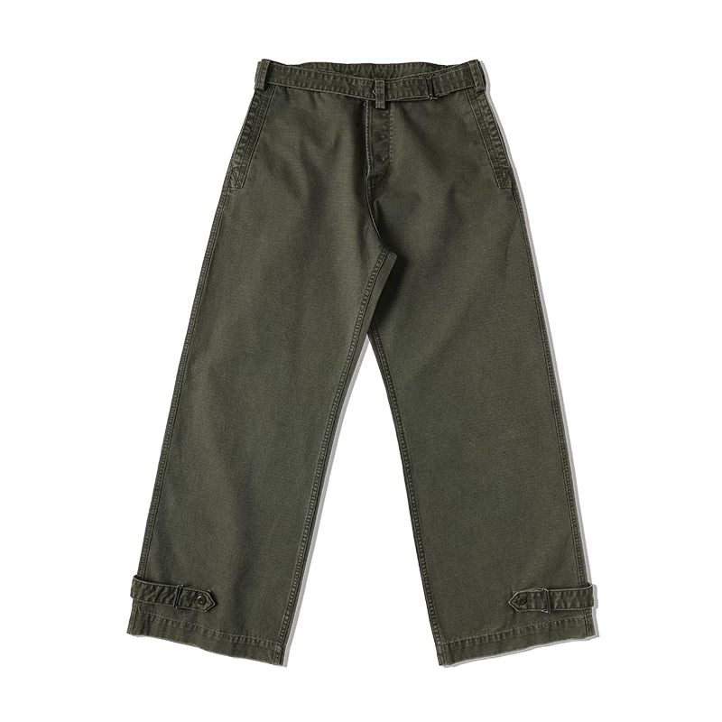 Mbbcar M35 French Motorcycle 11oz Breathable Wide-Leg Pants