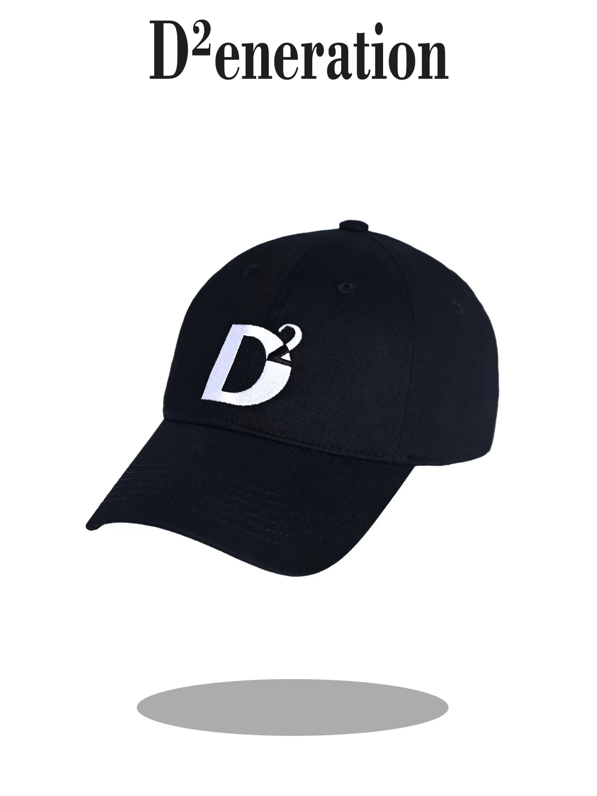 D²eneration Cotton Embroidered Curved Brim Baseball Cap