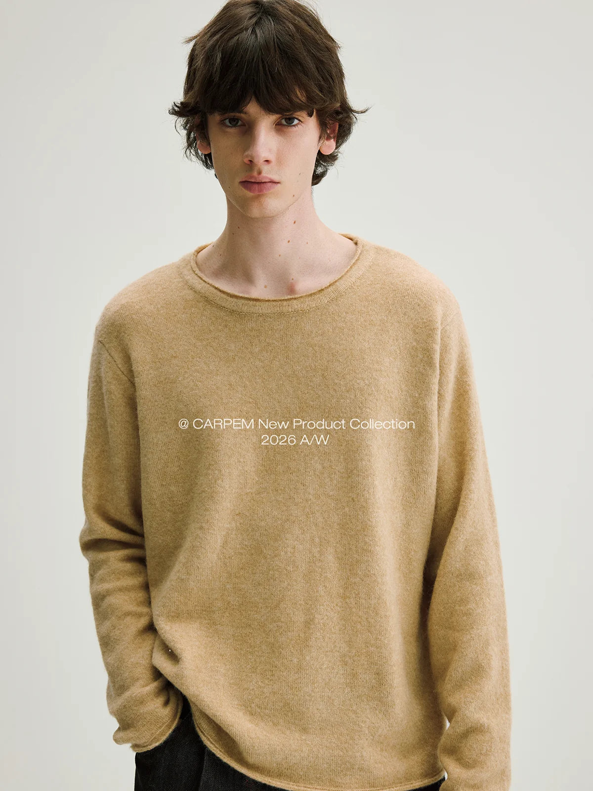 CARPEM Raccoon Breathable Relaxed Long-Sleeve Sweater