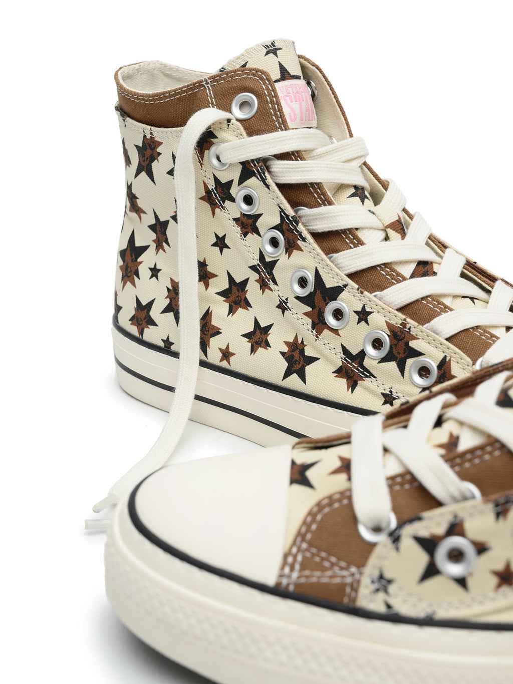 VETERANBOI Canvas Lace-Up Mid-Top Sneaker