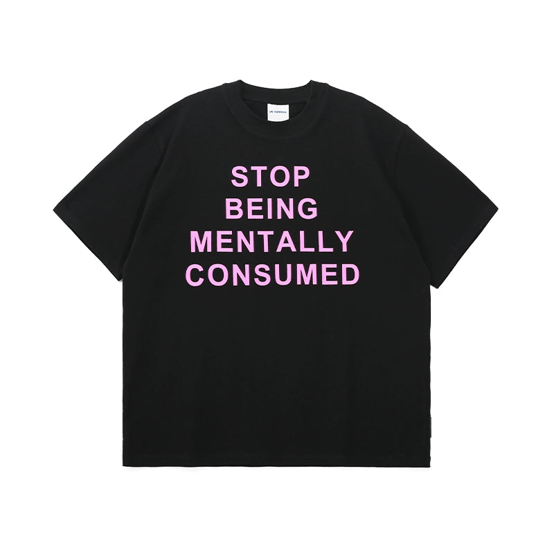 UNTILWERICH Heavy Street Letter Print Tee