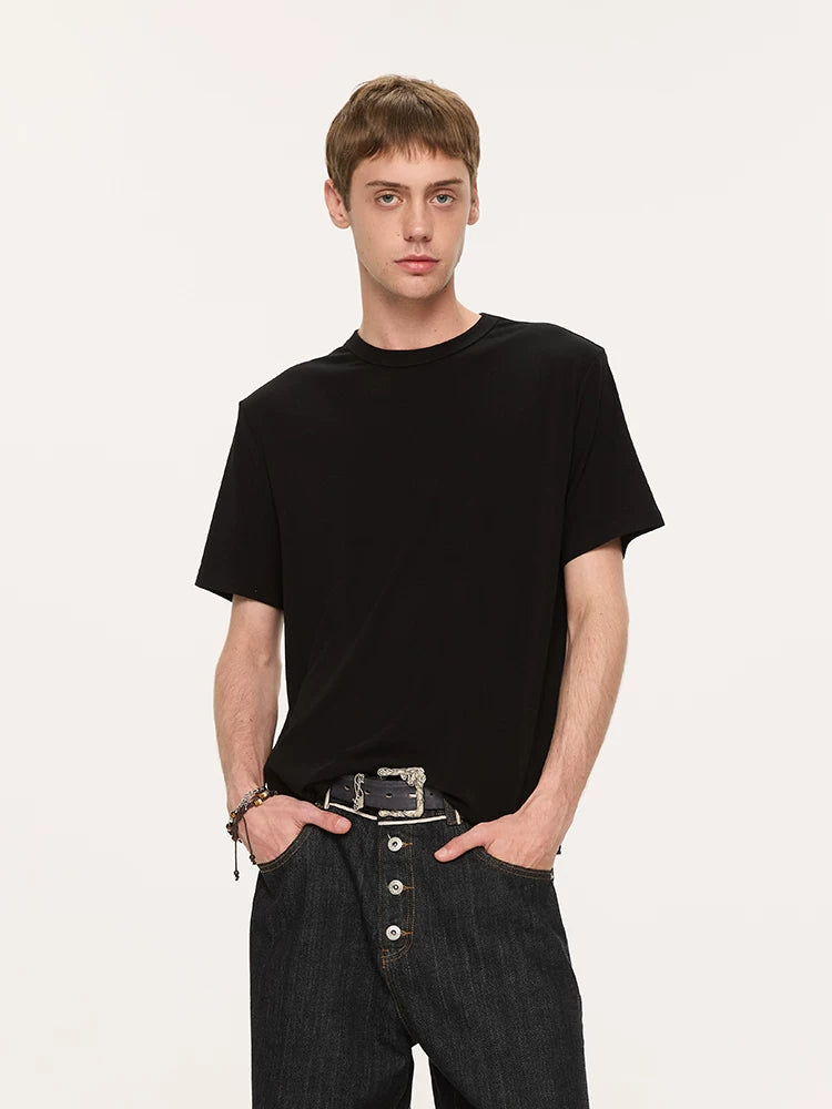 KREATE Soft Waxy Shoulder Knitted Tee