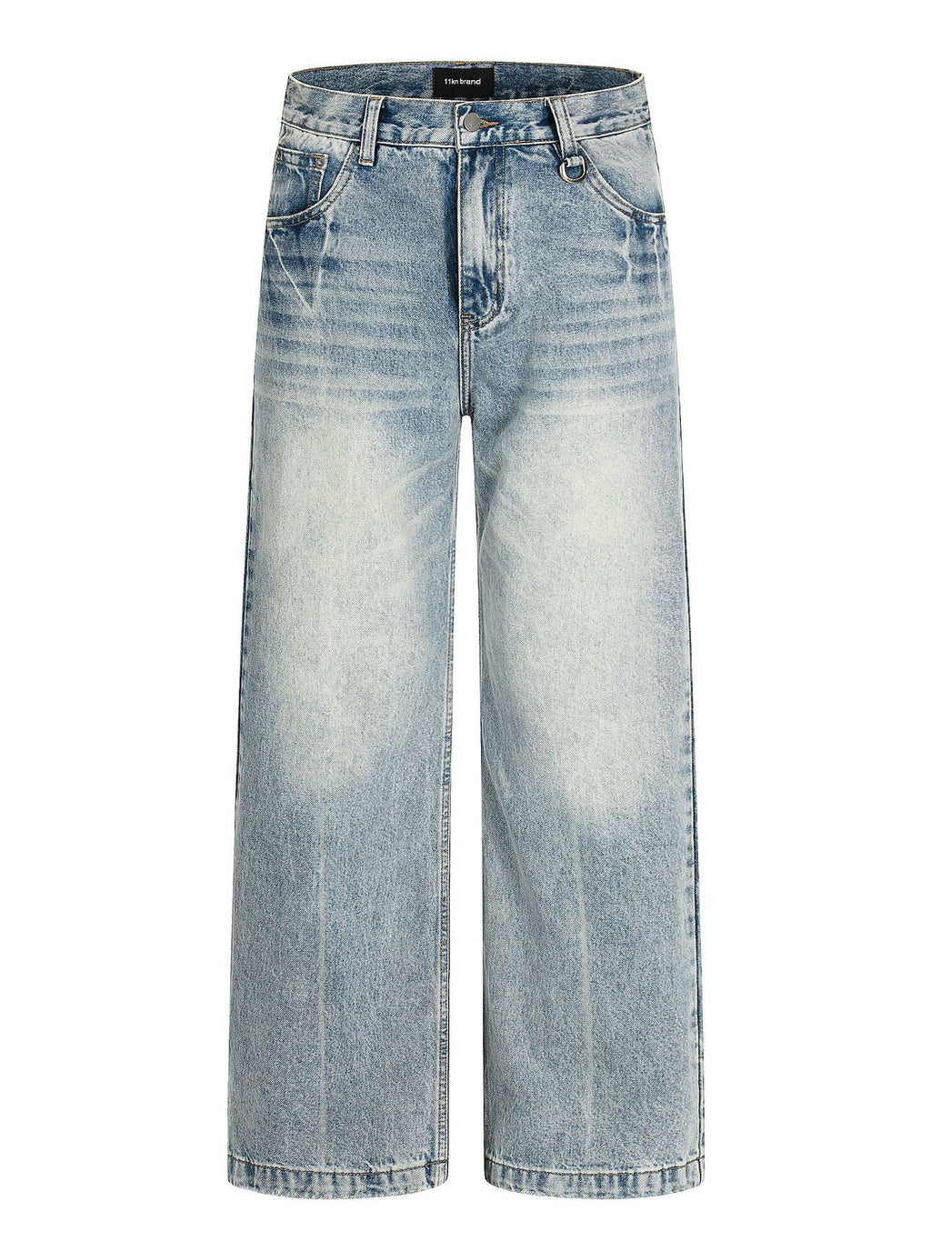 11KN 11 oz American Washed Straight Leg Jeans