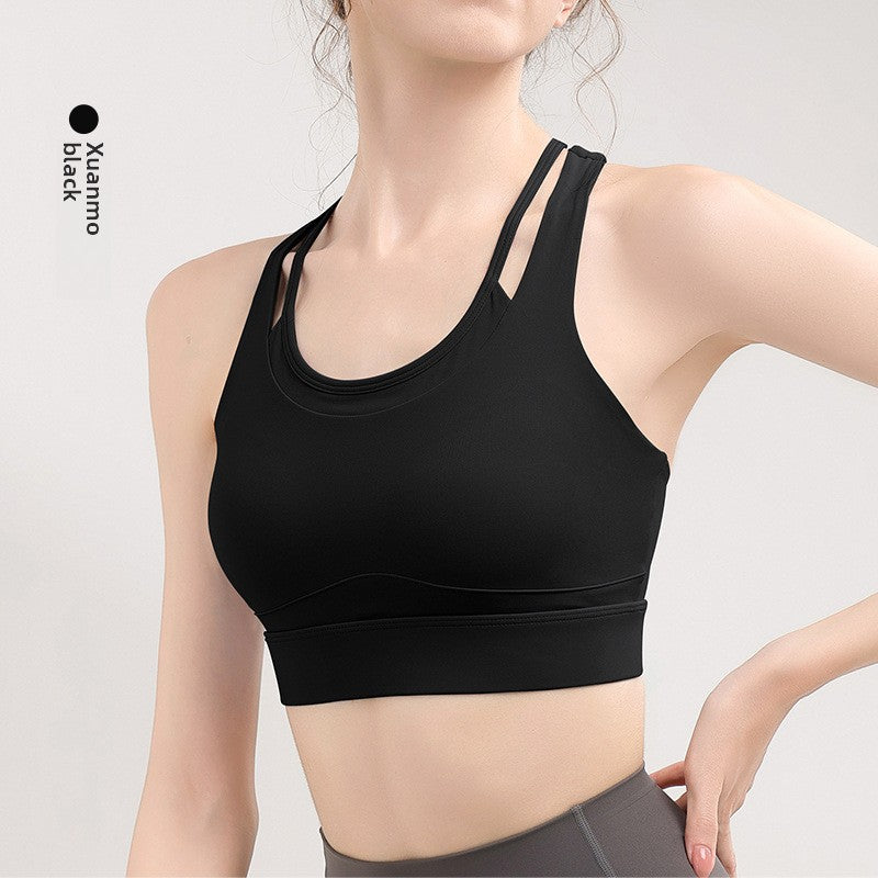 TIANQINGSE Hollow Fake Two-piece Bra Vest