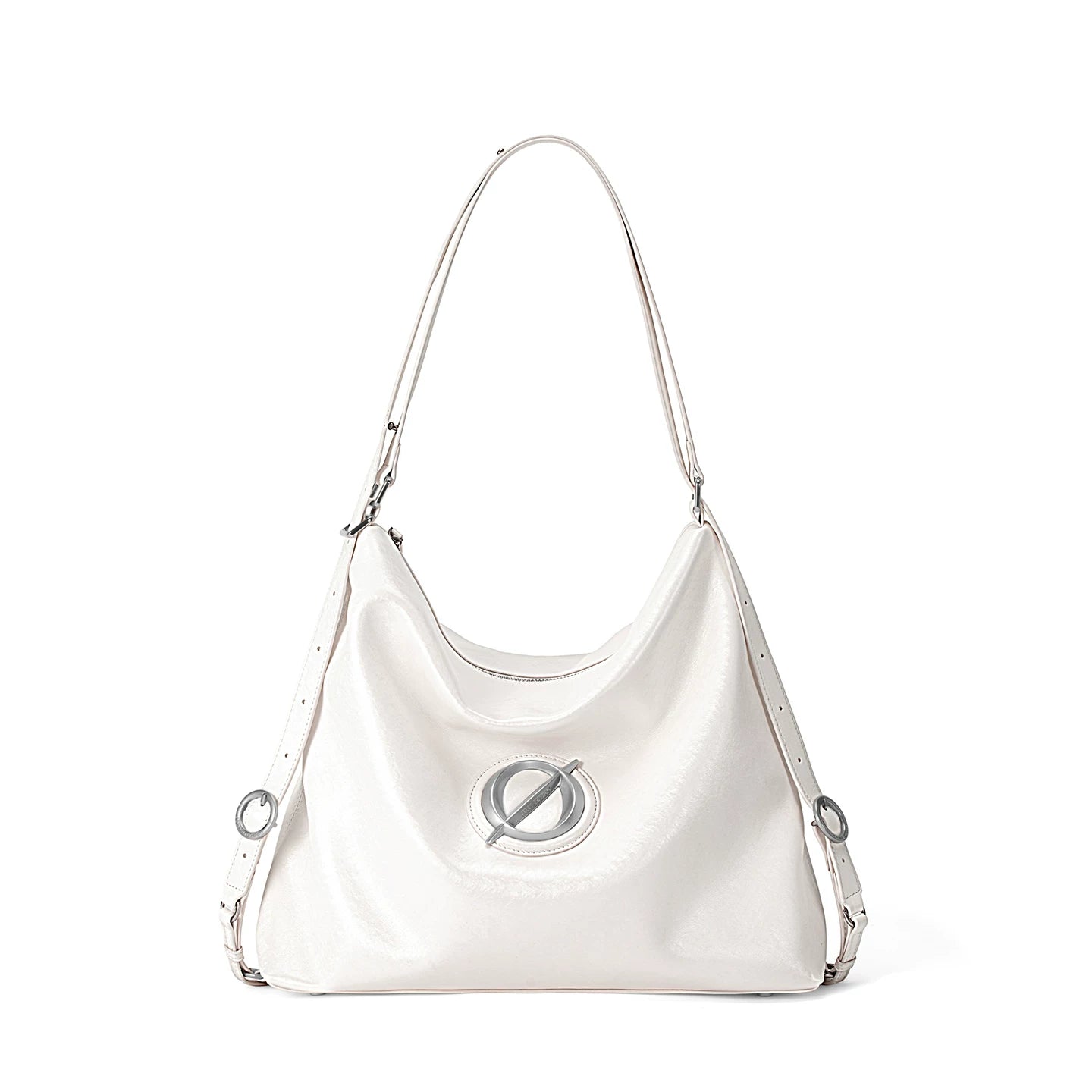 JELLY TOYBOY Purple Faux Leather Zip-Top Shoulder Bag