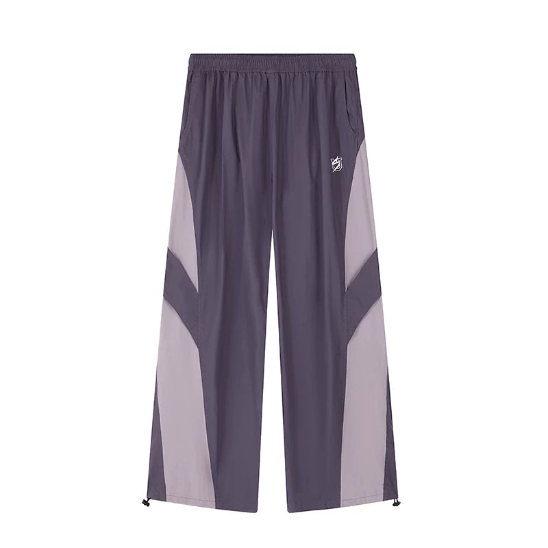 UNITED STREETZ Twist Color-Block Mid-Rise Joggers