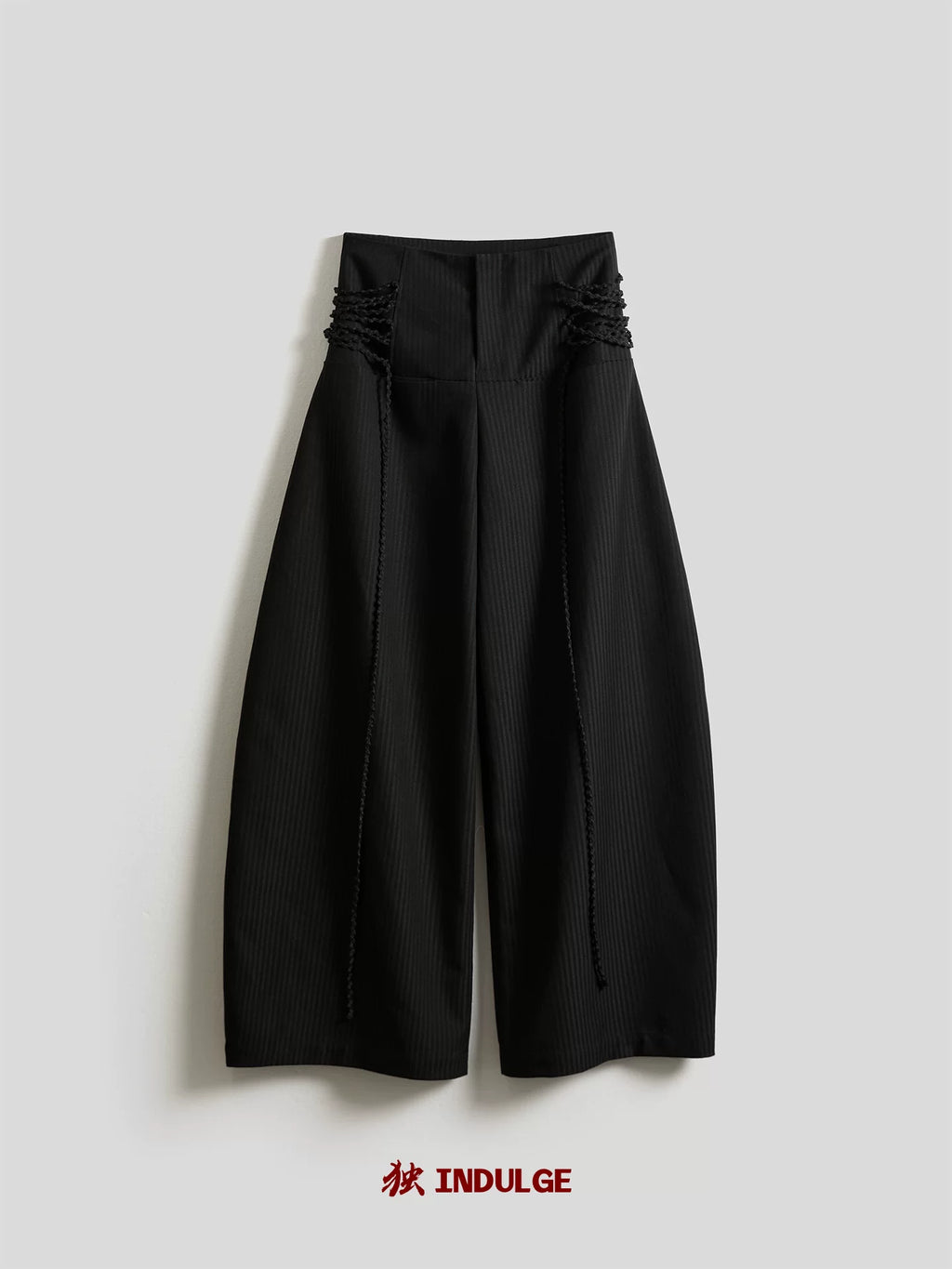 INDULGE Lace-up Scimitar Wide-leg pants