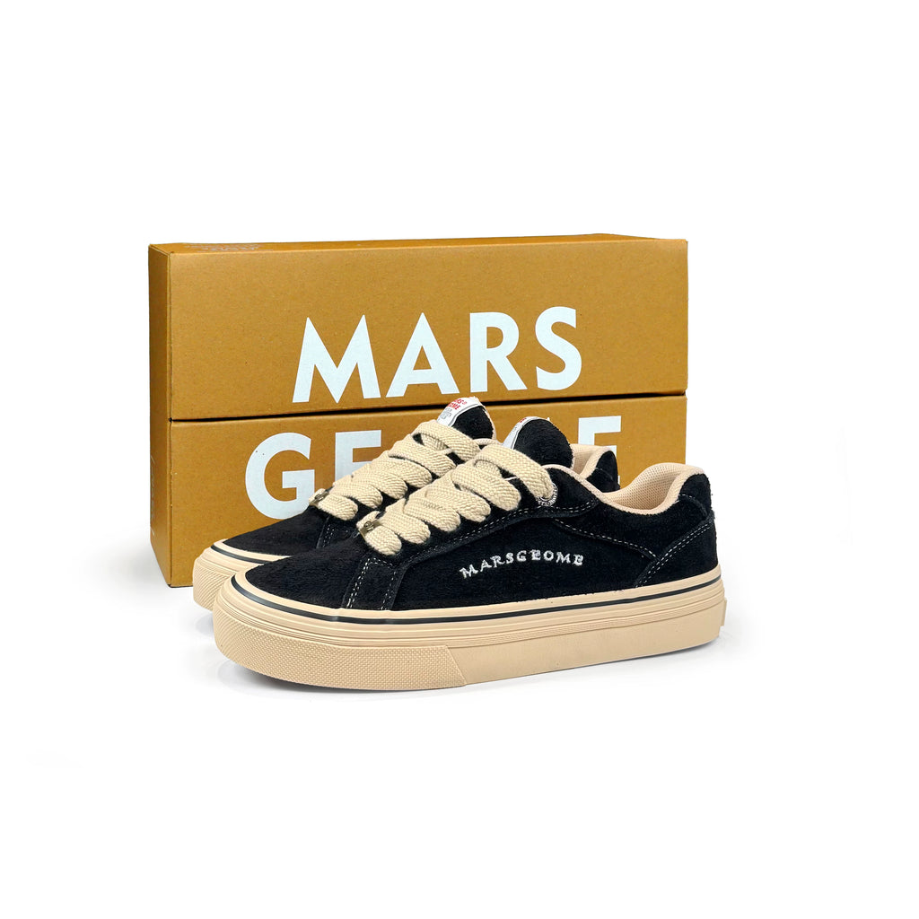MARS GEOME Beef Suede Retro Versatile Board Shoes