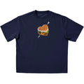 O3PARK Loose and Versatile "Love Burger" Printed Tee