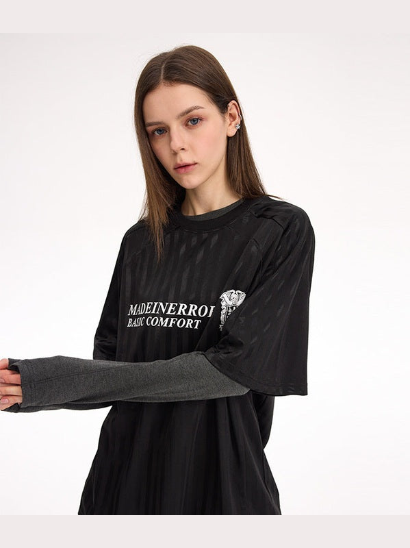 UNF striped retro jersey Tee