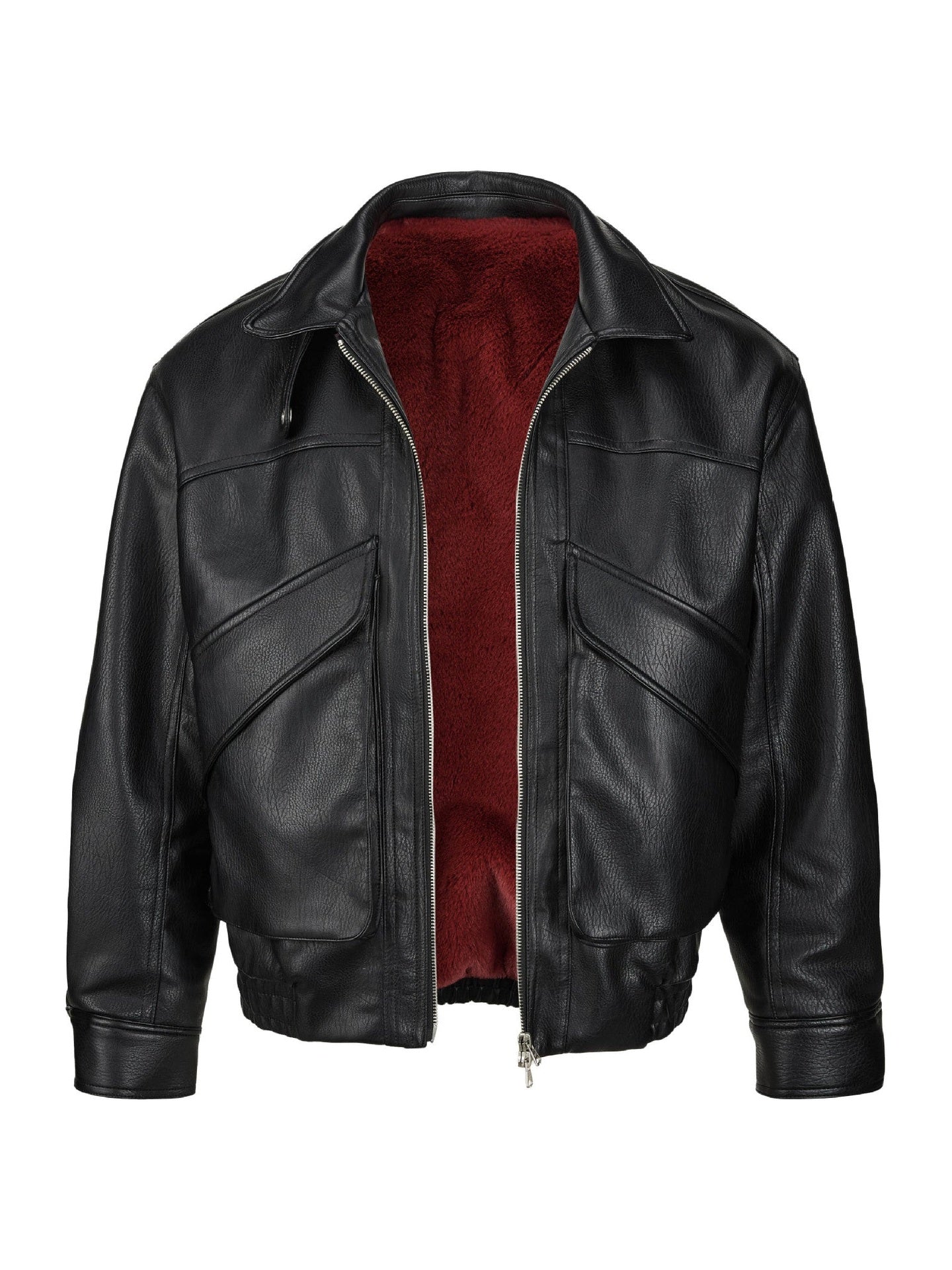 EME Retro Lapel Loose Thermal Jacket