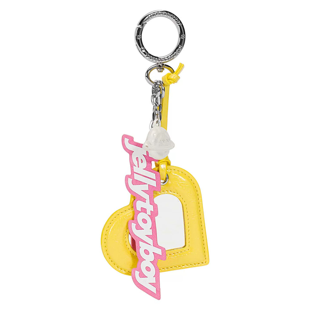 JELLY TOYBOY Denim Blue Heart Pendant Bag Charm