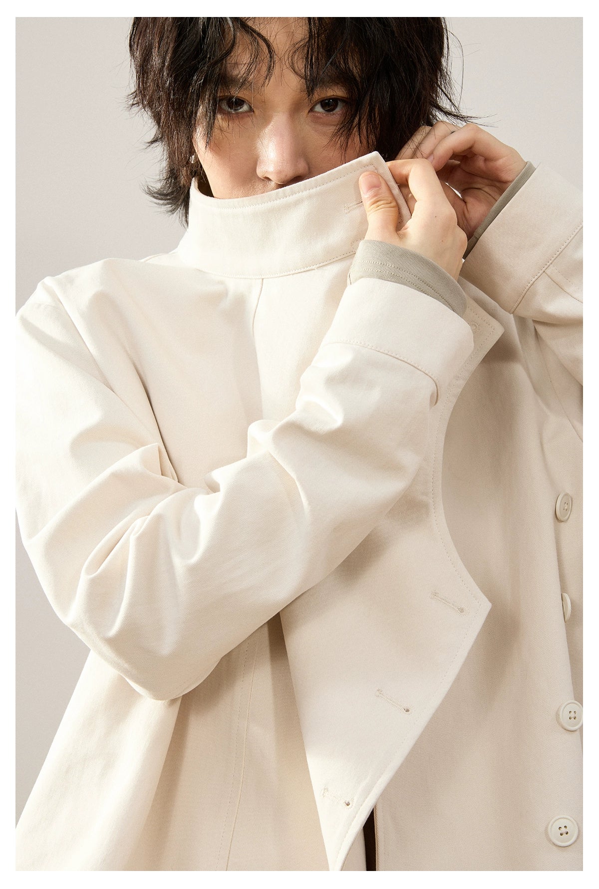 Sameuoo Vintage Irregular Design Jacket