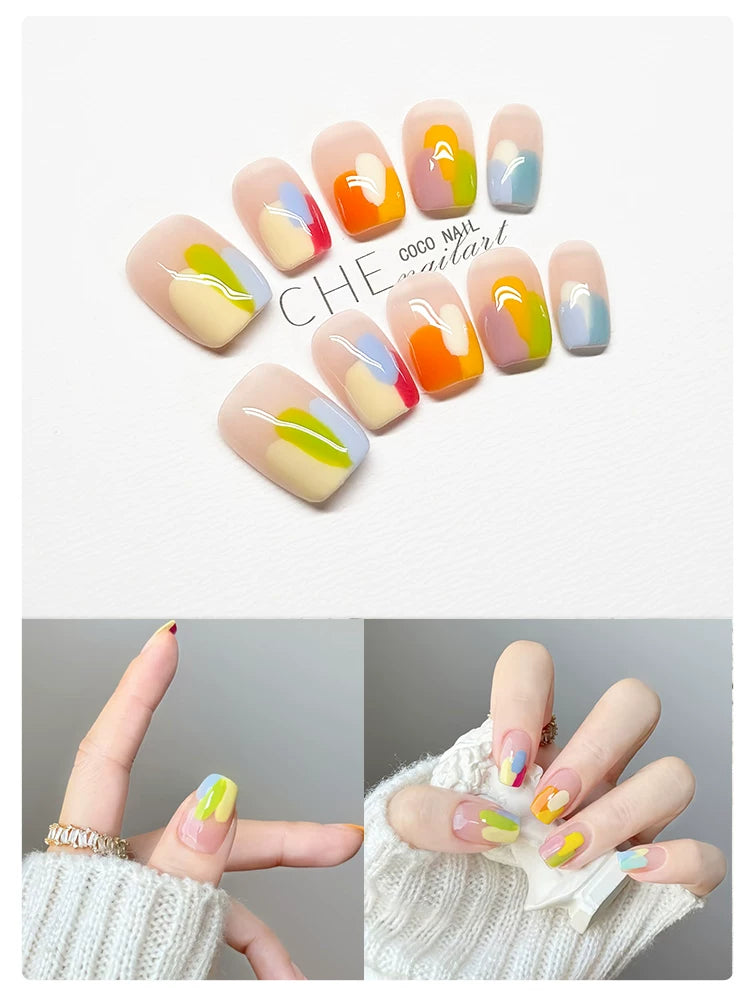 CoCo Handmade Blush Ombre Short Nails