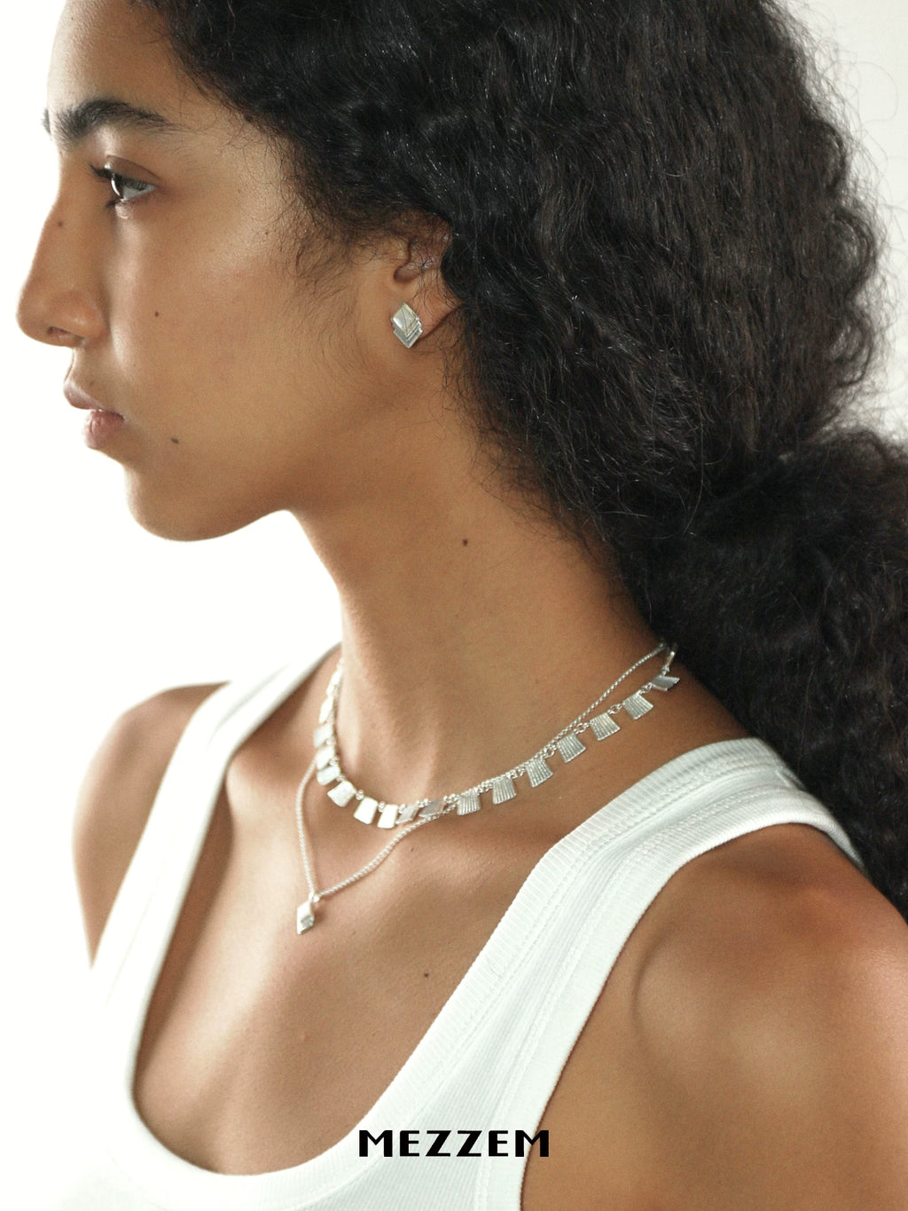 MEZZEM Black Onyx Pearl Pendant Necklace