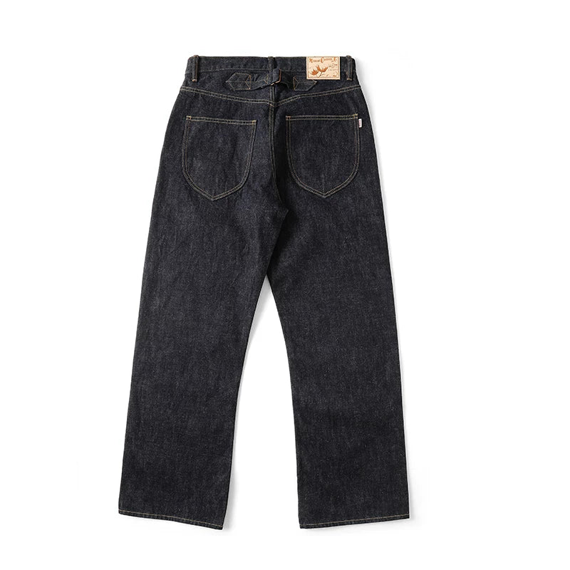 Mbbcar Raw Cotton 16.5oz Selvedge Slim Straight Jeans