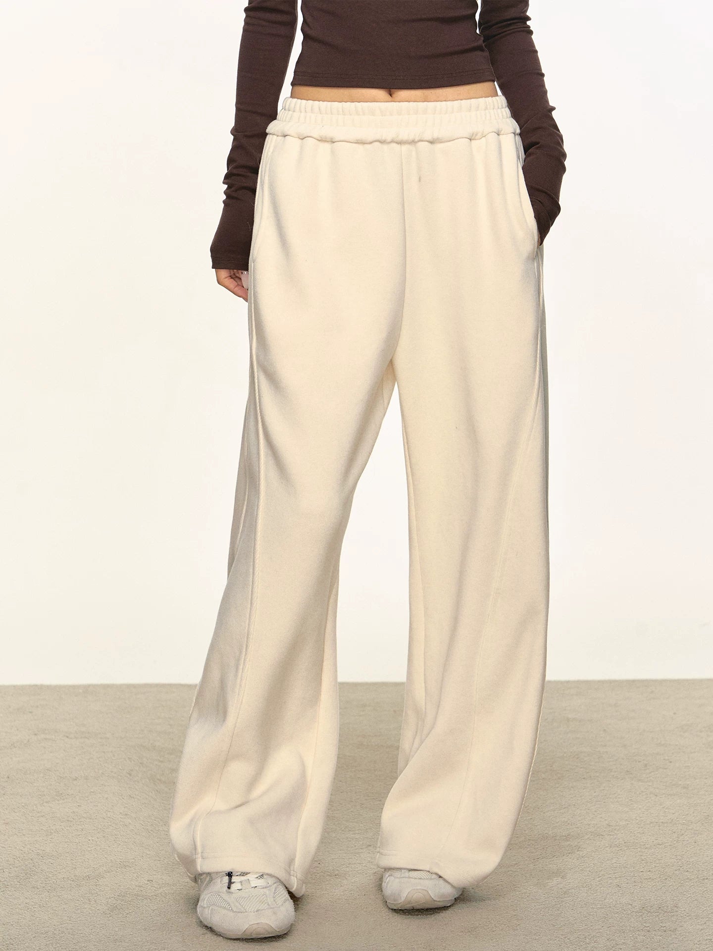 Anna Aneae Skinny Lazy Casual Straight Sweatpants