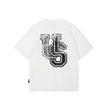 UNITED STREETZ US Logo 260g Breathable Loose Tee