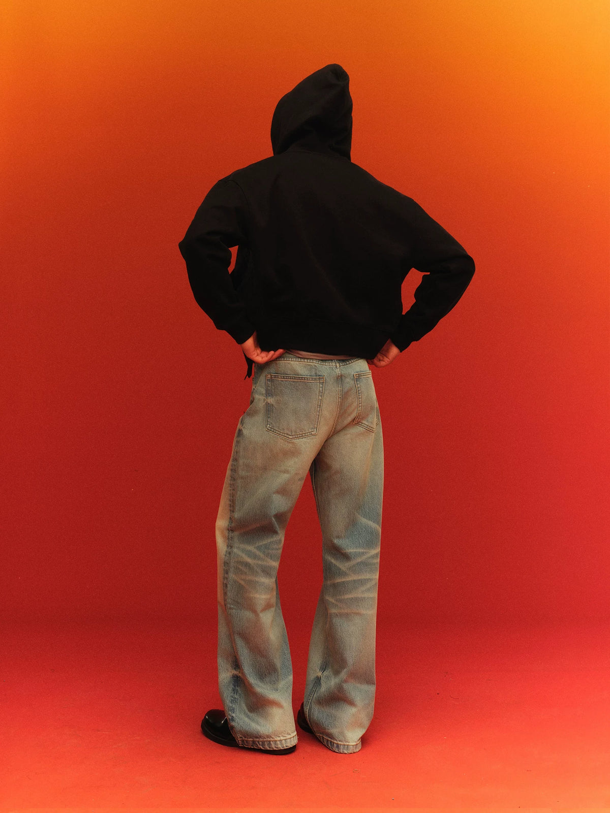 PLUS NO LOGO Twilight White 14.5oz Straight-Leg Jeans