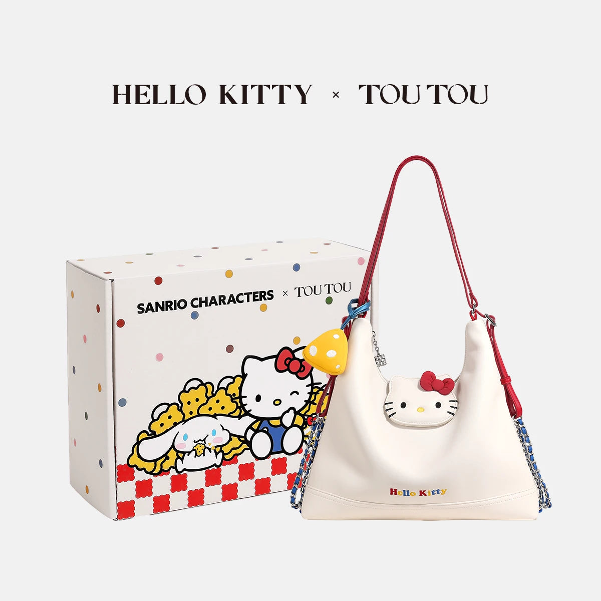 TOUTOU Faux Leather Hello Kitty Backpack