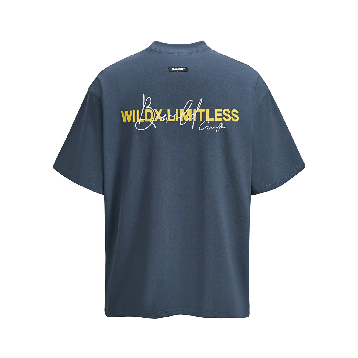 WILDX LIMITLESS W.L 270g Pure Cotton Letter Print Tee