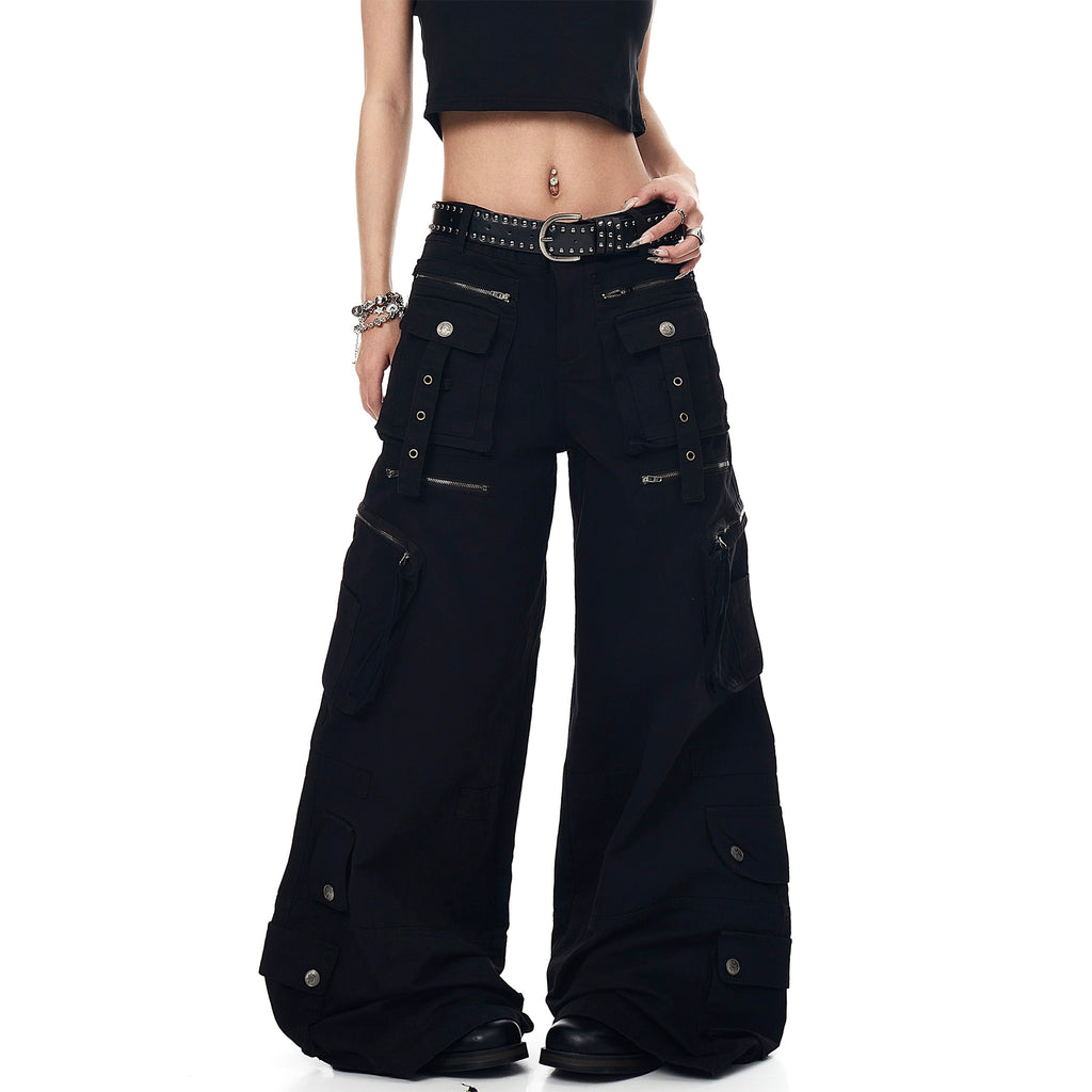 BLACKLISTS Functional Deconstruction Multi-pocket Cargo Pants