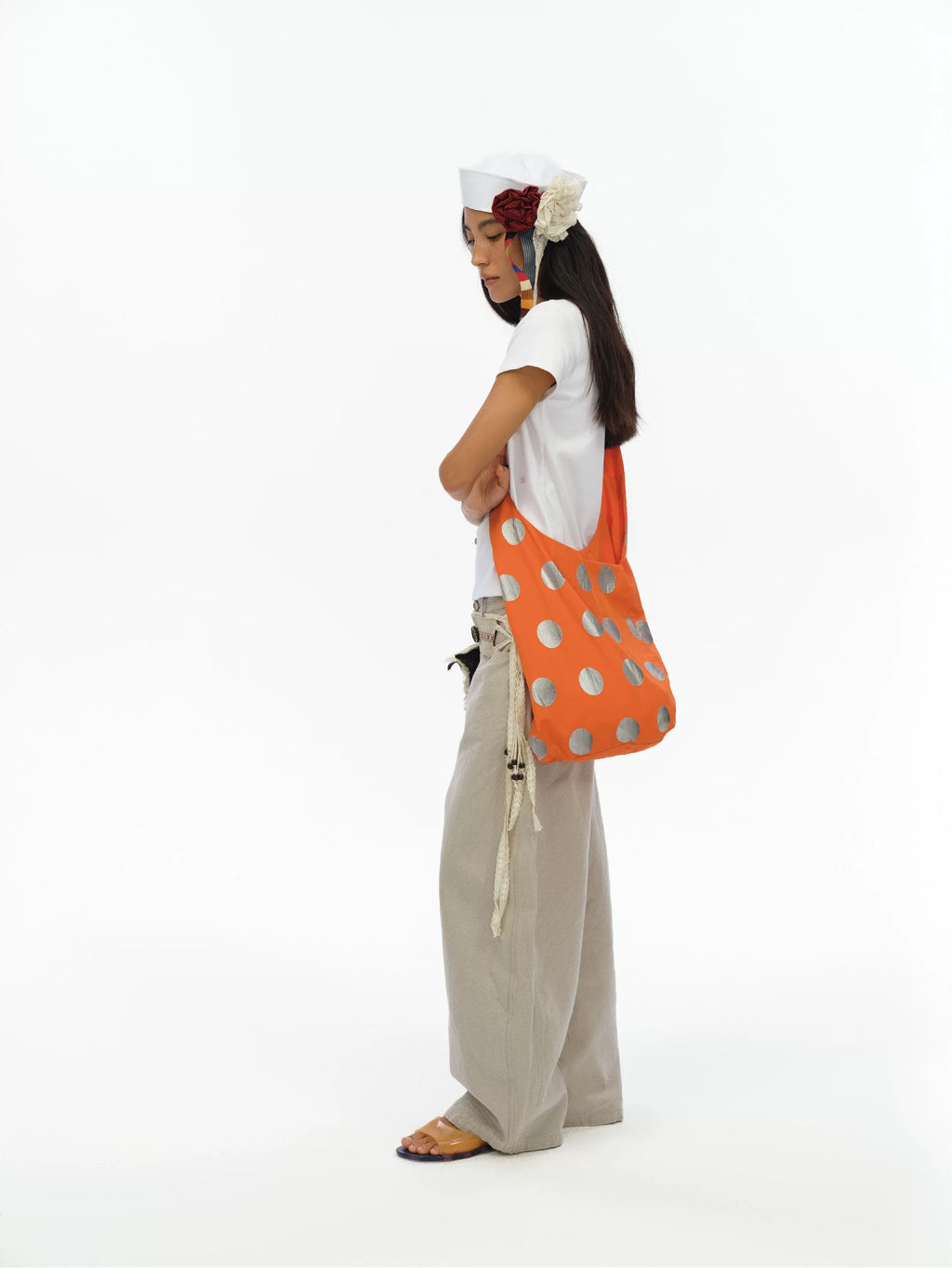 Oinimi Gradual Change Polka Dot Light Messenger Bag