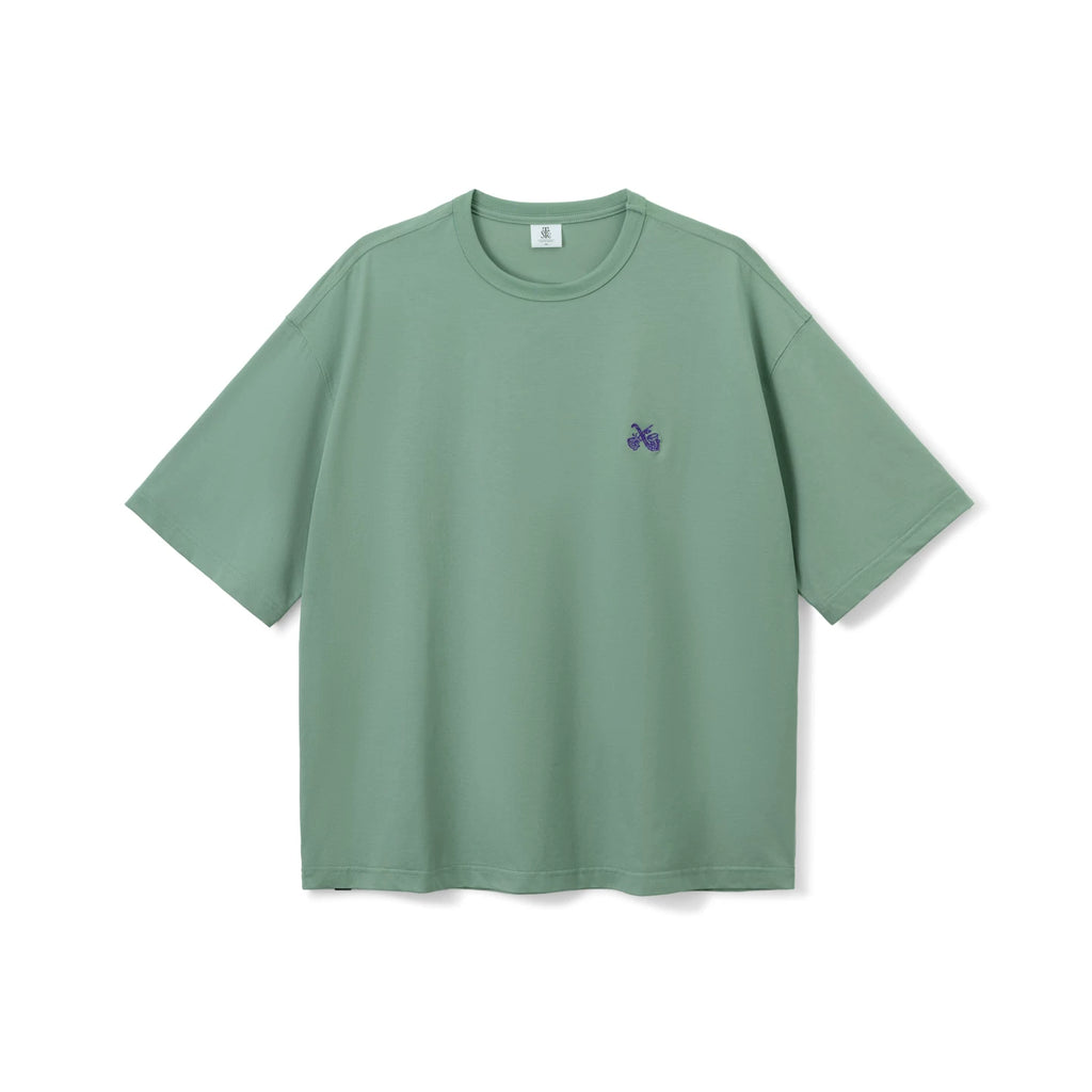 SUPERTOFU Rose Saxophone Embroidery Loose Tee