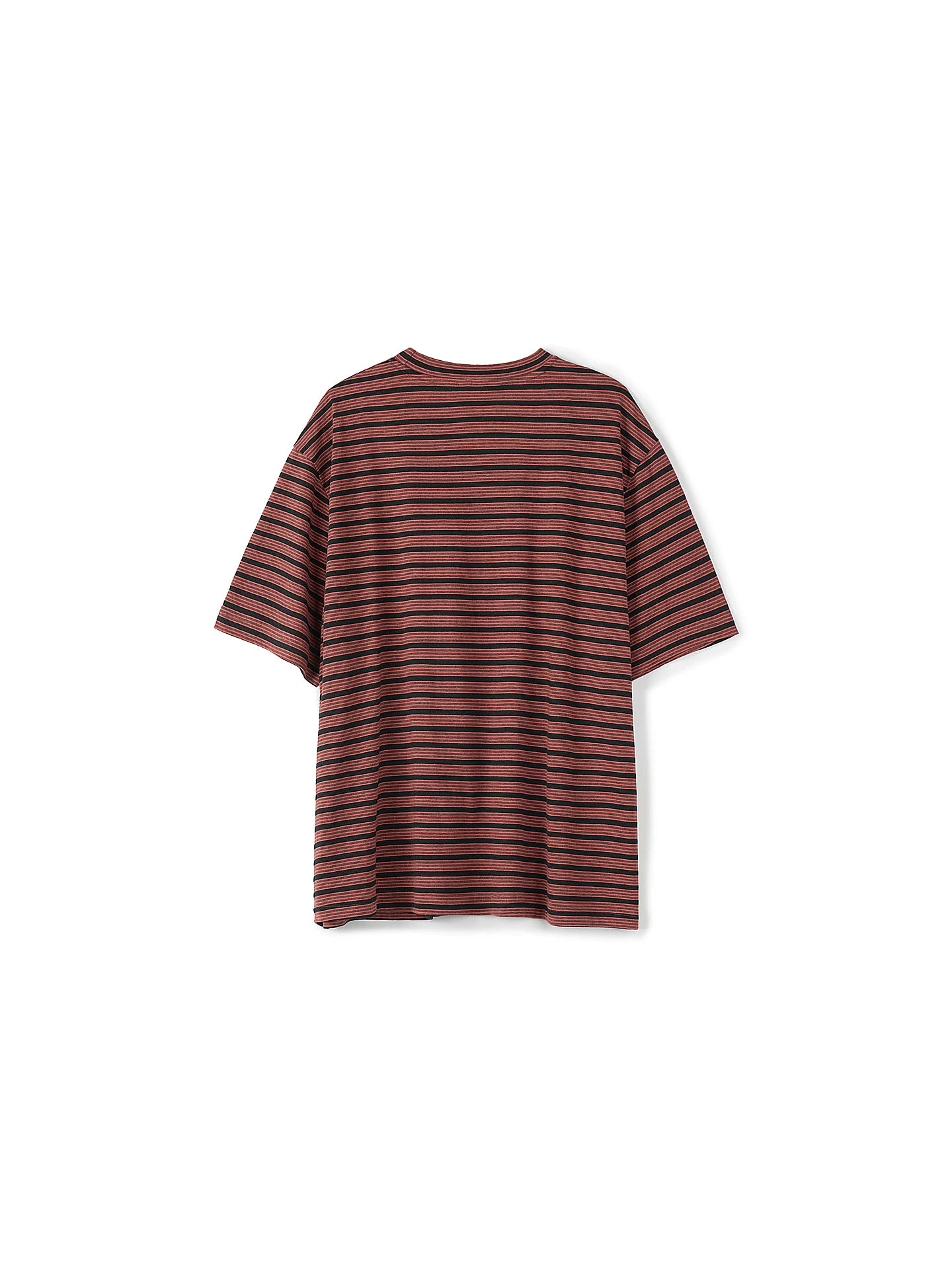 PARTIMENTO Retro Contrast Stripe 180g Breathable Relaxed Tee