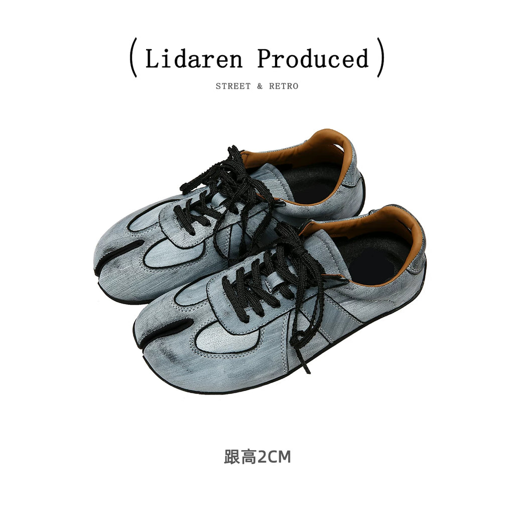 Lidaren Produced Suede Split-Toe Training Sneaker